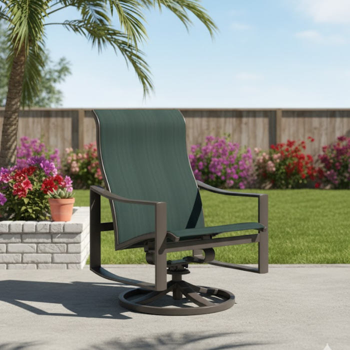 Kenzo Sling Swivel Action Lounger