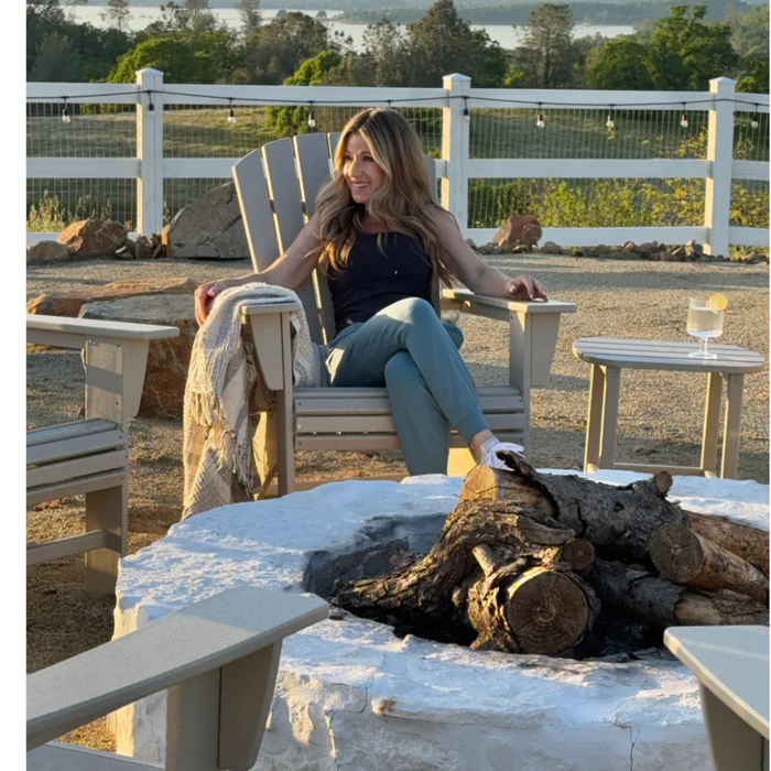 Nautical Curveback Adirondack Chair