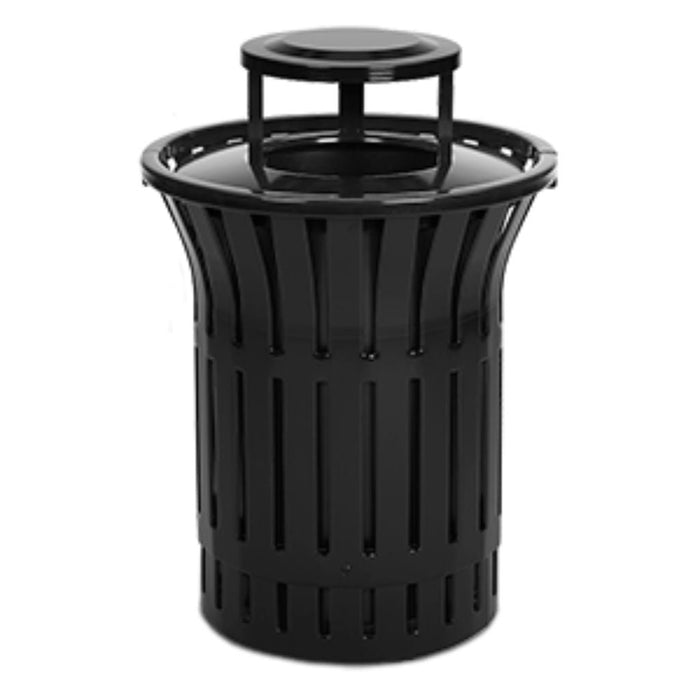 Rendezvous 55 Gallon Trash Receptacle, Bonnet Top