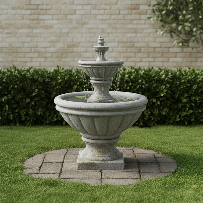 Tuscany Series Tiered Fountain with Finial