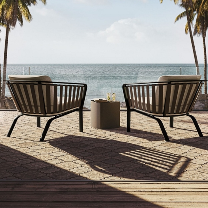 Trelon Stacking Cushion Chair