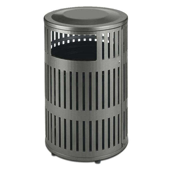 Metrix 40 Gallon Trash Receptacle Side Door