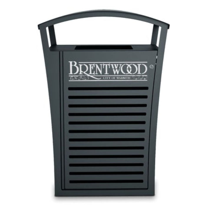 Exposition 45 Gal Receptacle/Recycler w/ Custom Two-Tone Panel