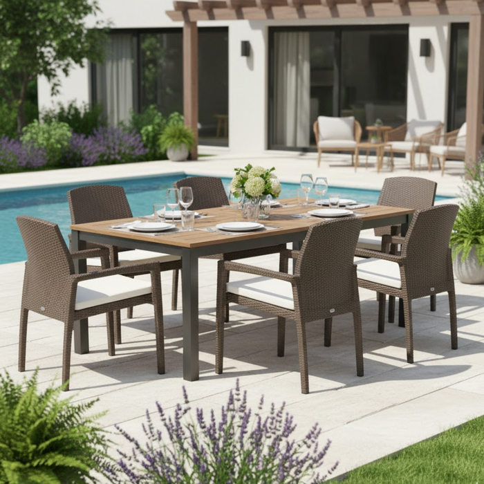 Evo Woven Dining Chair with Pad