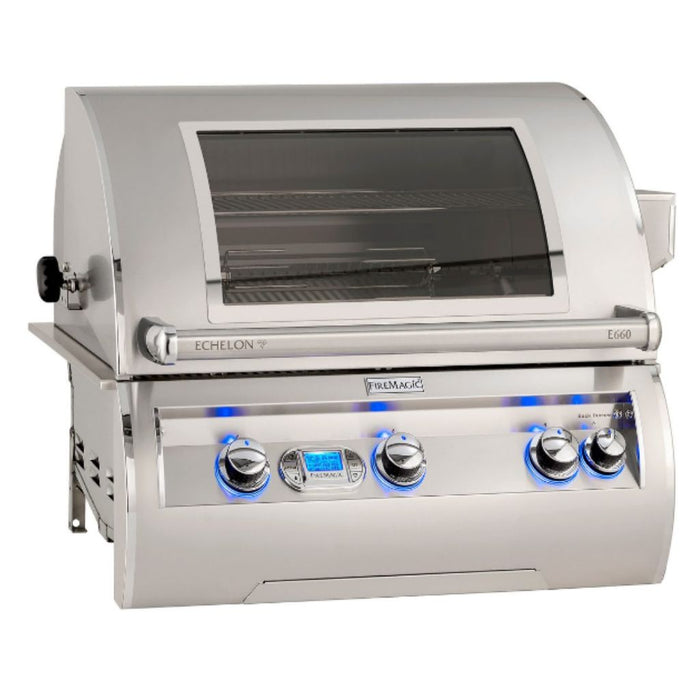 Echelon E660i Built-In Grill with Digital Thermometer and Window
