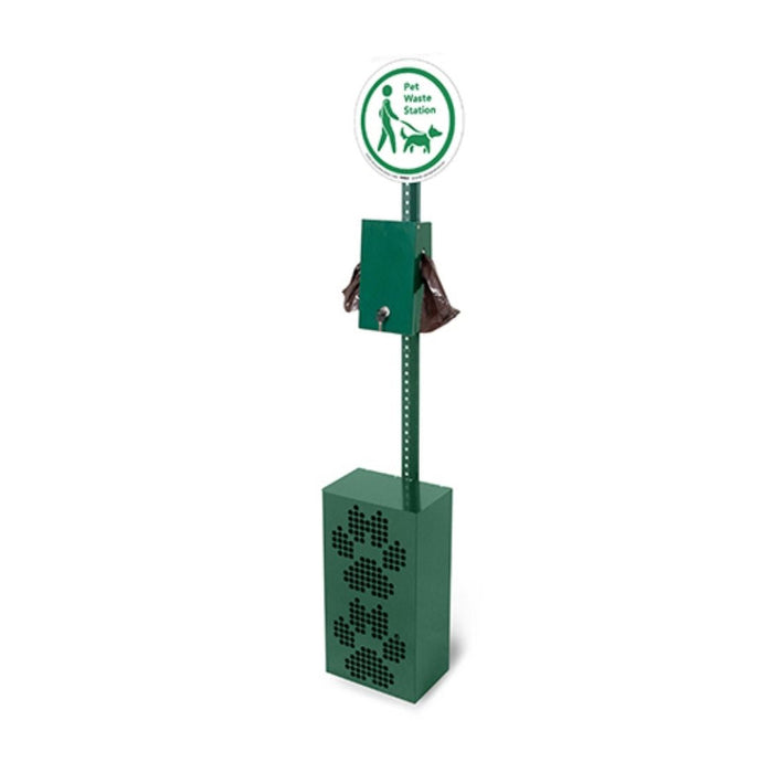 Pet Waste Station w/ Receptacle