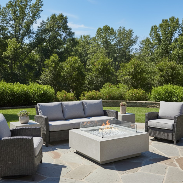 Gravelstone Square Fire Table