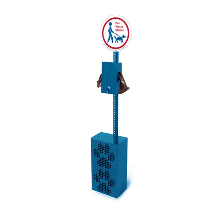 Pet Waste Station w/ Receptacle