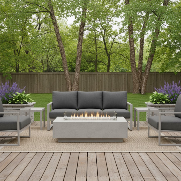 Gravelstone Rectangular Fire Table