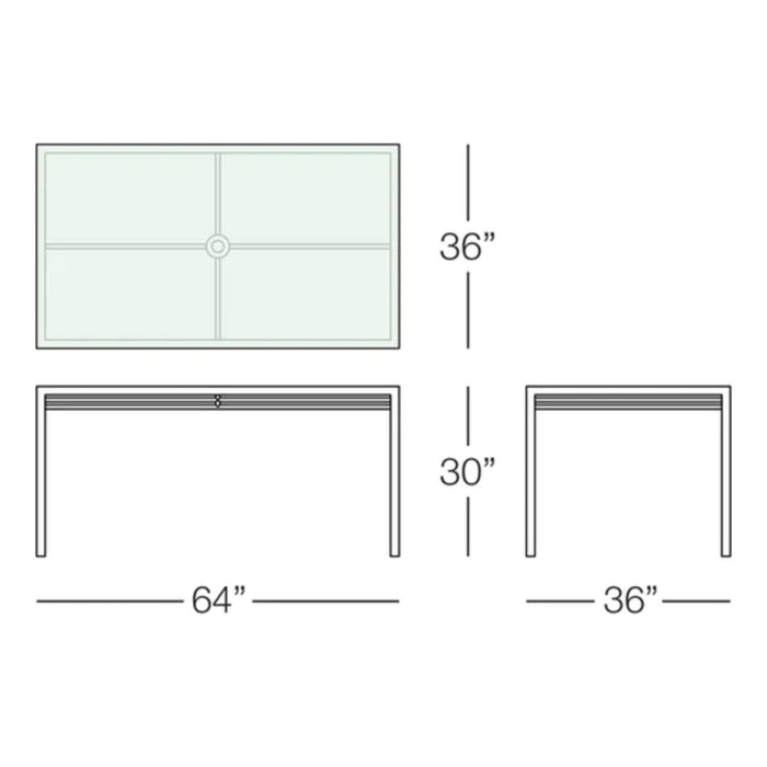 Toledo Dining Table | 64 inches