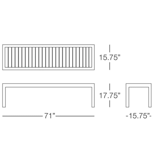 Martinique Bench