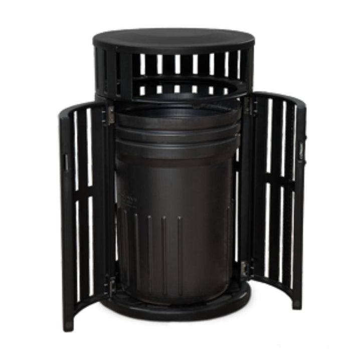 Latitude 40 Gallon French Door Receptacle, Bonnet Top
