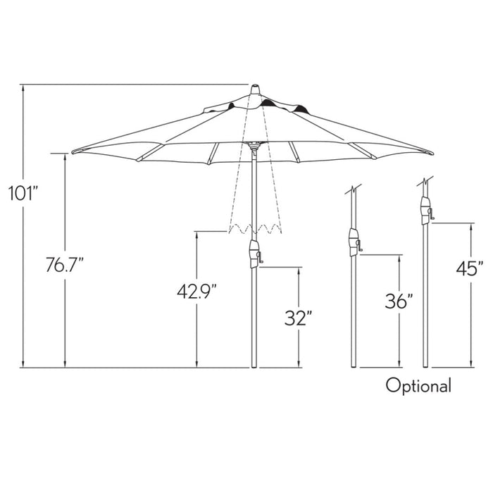 Auto Tilt Octagon Series 9'