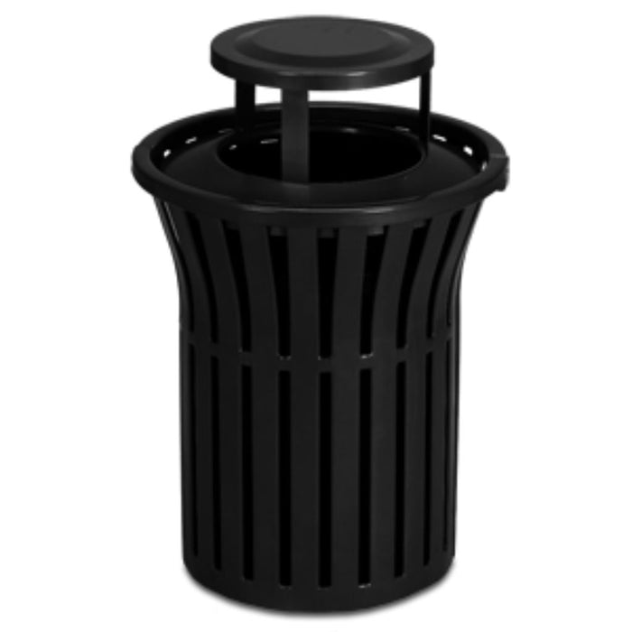 Rendezvous 40 Gallon Trash Receptacle, Bonnet Top