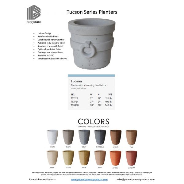 Tucson Series Planters